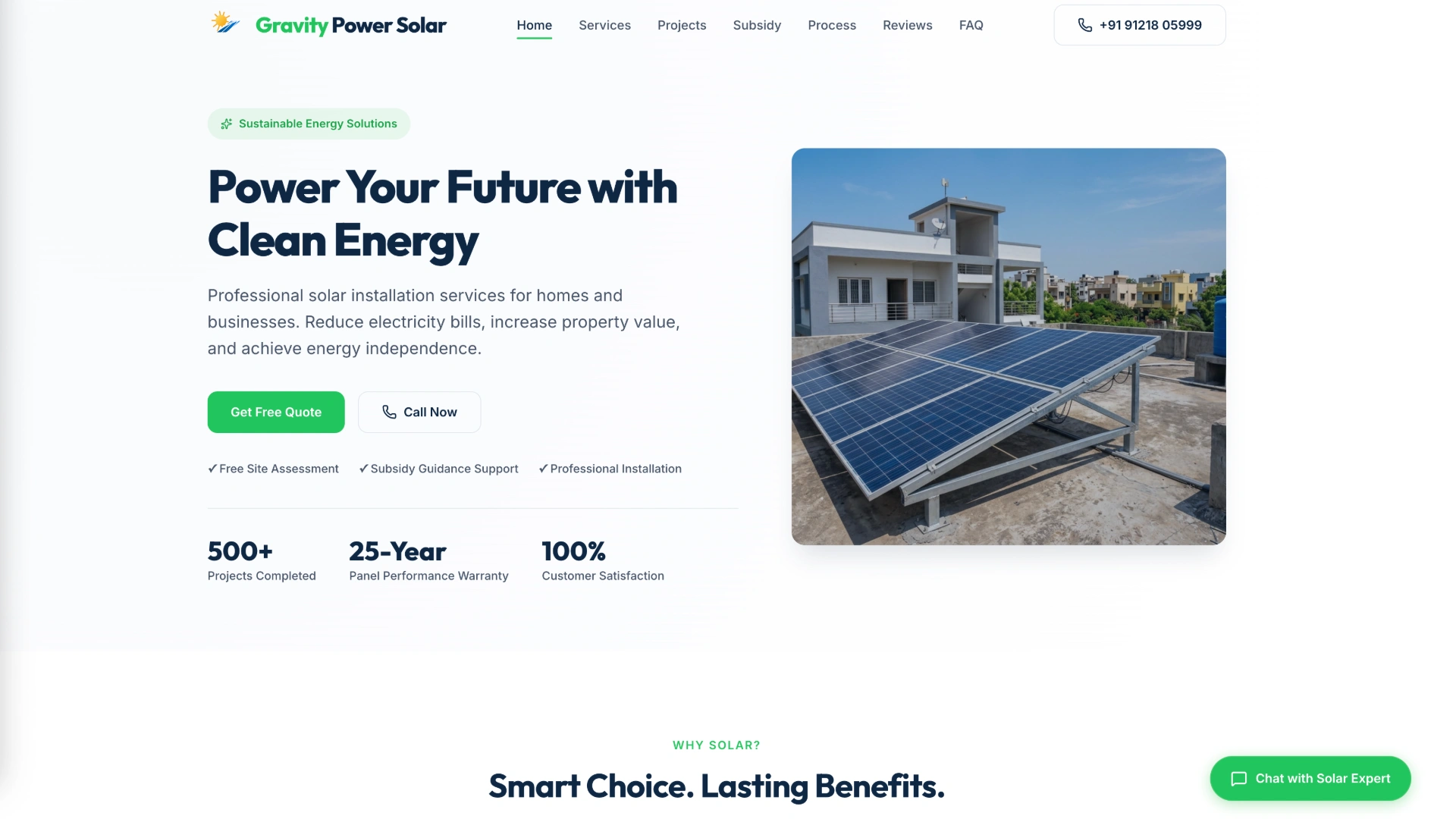 Gravity Power Solar